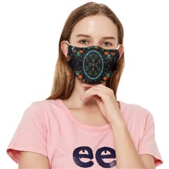 Mandala - 0006 - Floating Free Fitted Cloth Face Mask (adult) by WetdryvacsLair