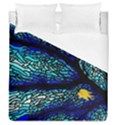 Sea-fans-diving-coral-stained-glass Duvet Cover (Queen Size) View1