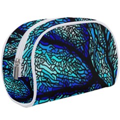 Sea-fans-diving-coral-stained-glass Make Up Case (large)