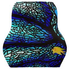 Sea-fans-diving-coral-stained-glass Car Seat Back Cushion  by Sapixe