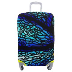 Sea-fans-diving-coral-stained-glass Luggage Cover (medium) by Sapixe