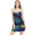 Sea-fans-diving-coral-stained-glass Summer Frill Dress View1