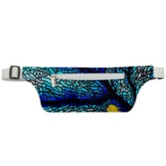 Sea-fans-diving-coral-stained-glass Active Waist Bag by Sapixe