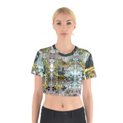 The Illustrated Alphabet - F - By Larenard Cotton Crop Top by LaRenard