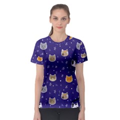 Multi Cats Women s Sport Mesh Tee