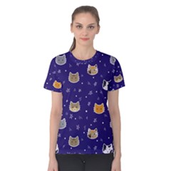 Multi Cats Women s Cotton Tee