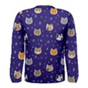 Multi Cats Men s Long Sleeve Tee View2