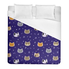 Multi Cats Duvet Cover (full/ Double Size) by CleverGoods