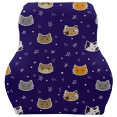 Multi Kitty Car Seat Velour Cushion  by CleverGoods