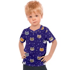 Multi Kitty Kids  Sports Tee