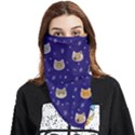 Multi Kitty Face Covering Bandana (Triangle) View1