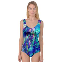 Title Wave, Blue, Crashing, Wave, Natuere, Abstact, File Img 20201219 024243 200 Princess Tank Leotard  by ScottFreeArt