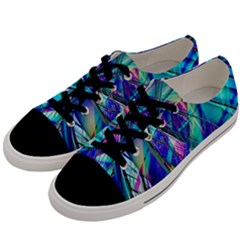 Title Wave, Blue, Crashing, Wave, Natuere, Abstact, File Img 20201219 024243 200 Men s Low Top Canvas Sneakers by ScottFreeArt