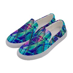 Title Wave, Blue, Crashing, Wave, Natuere, Abstact, File Img 20201219 024243 200 Women s Canvas Slip Ons by ScottFreeArt