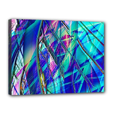 Title Wave, Blue, Crashing, Wave, Natuere, Abstact, File Img 20201219 024243 200 Canvas 16  X 12  (stretched) by ScottFreeArt