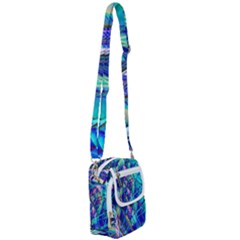 Title Wave, Blue, Crashing, Wave, Natuere, Abstact, File Img 20201219 024243 200 Shoulder Strap Belt Bag by ScottFreeArt