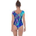 Title Wave, Blue, Crashing, Wave, Natuere, Abstact, File Img 20201219 024243 200 Short Sleeve Leotard  View2