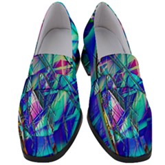 Title Wave, Blue, Crashing, Wave, Natuere, Abstact, File Img 20201219 024243 200 Women s Chunky Heel Loafers by ScottFreeArt