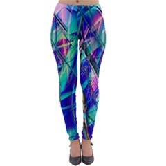 Title Wave, Blue, Crashing, Wave, Natuere, Abstact, File Img 20201219 024243 200 Lightweight Velour Leggings by ScottFreeArt