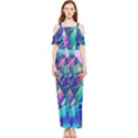 Title Wave, Blue, Crashing, Wave, Natuere, Abstact, File Img 20201219 024243 200 Draped Sleeveless Chiffon Jumpsuit View1