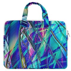 Title Wave, Blue, Crashing, Wave, Natuere, Abstact, File Img 20201219 024243 200 Macbook Pro Double Pocket Laptop Bag by ScottFreeArt