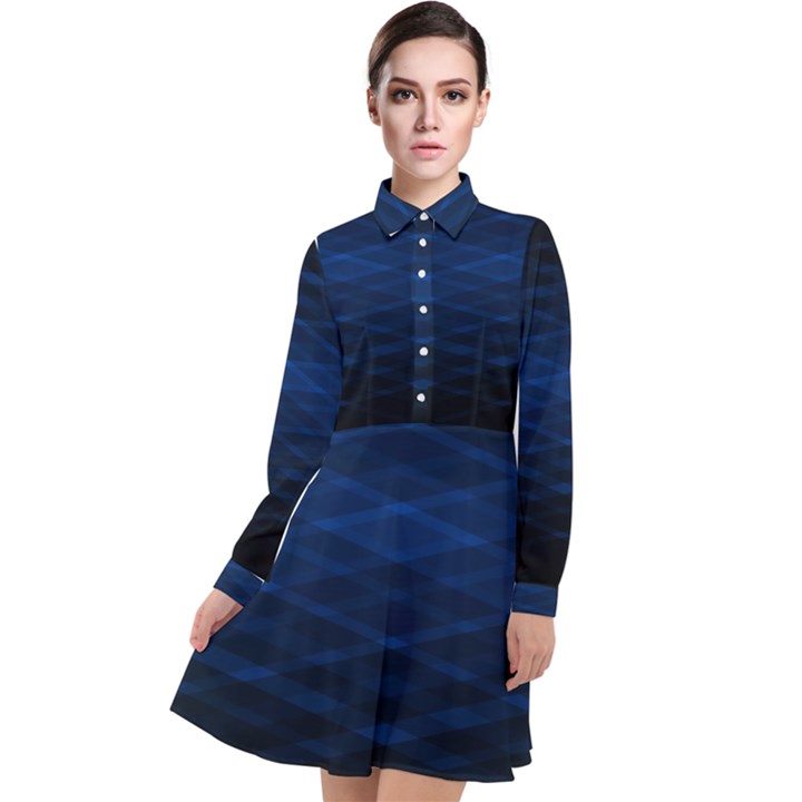 Design B9128364 Long Sleeve Chiffon Shirt Dress