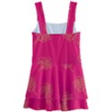 Roses Pattern Pink Color Kids  Layered Skirt Swimsuit View2