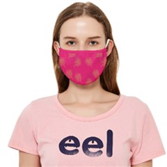 Roses Pattern Pink Color Cloth Face Mask (adult) by brightlightarts