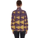 YELLOW, Traffic, cone, arrow, cracks, asphalt  Women s High Neck Windbreaker View2