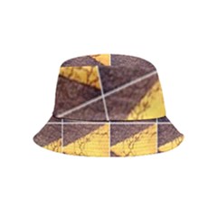 Yellow, Traffic, Cone, Arrow, Cracks, Asphalt  Bucket Hat (kids) by ScottFreeArt