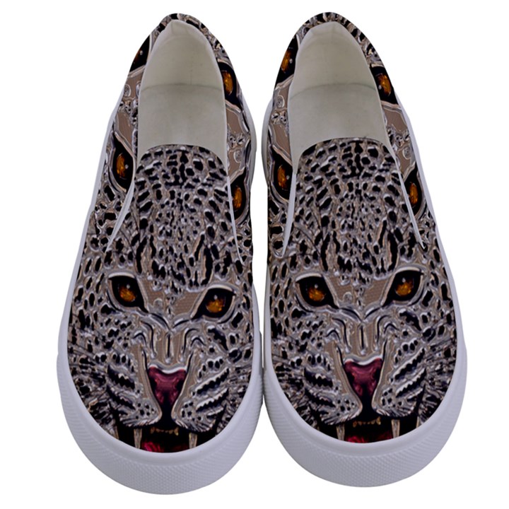 Cat Kids  Canvas Slip Ons