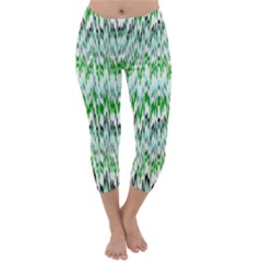 Paper African Tribal Capri Winter Leggings 