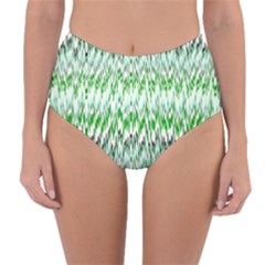 Paper African Tribal Reversible High-waist Bikini Bottoms by Mariart