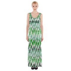 Paper African Tribal Thigh Split Maxi Dress