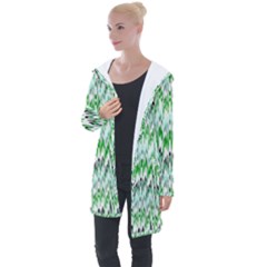 Paper African Tribal Longline Hooded Cardigan