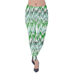 Paper African Tribal Velvet Leggings