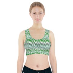 Paper African Tribal Sports Bra With Pocket