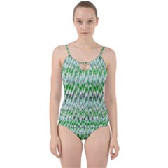 Paper African Tribal Cut Out Top Tankini Set