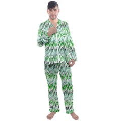 Paper African Tribal Men s Long Sleeve Satin Pajamas Set by Mariart