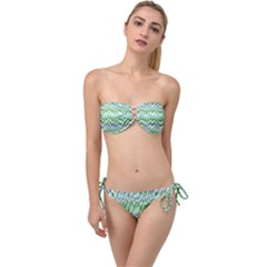 Paper African Tribal Twist Bandeau Bikini Set by Mariart