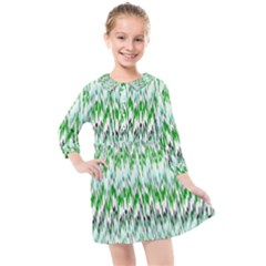 Paper African Tribal Kids  Quarter Sleeve Shirt Dress by Mariart