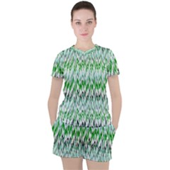 Paper African Tribal Women s Tee And Shorts Set