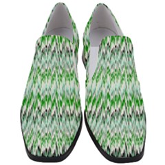 Paper African Tribal Women Slip On Heel Loafers