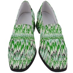 Paper African Tribal Women s Chunky Heel Loafers