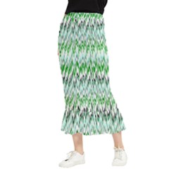 Paper African Tribal Maxi Fishtail Chiffon Skirt