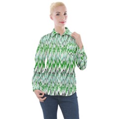 Paper African Tribal Women s Long Sleeve Pocket Shirt