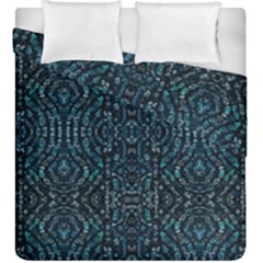 Fancy Stone Mosaic Print Pattern Duvet Cover Double Side (king Size)