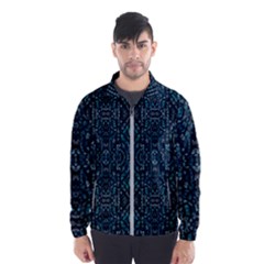 Fancy Stone Mosaic Print Pattern Men s Windbreaker by dflcprintsclothing