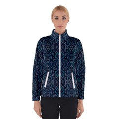 Fancy Stone Mosaic Print Pattern Winter Jacket by dflcprintsclothing