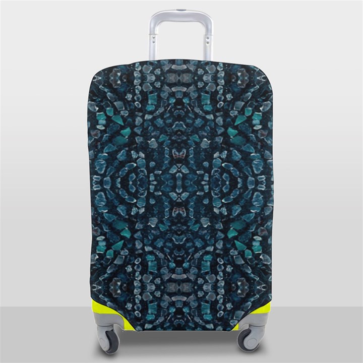 Fancy Stone Mosaic Print Pattern Luggage Cover (Medium)